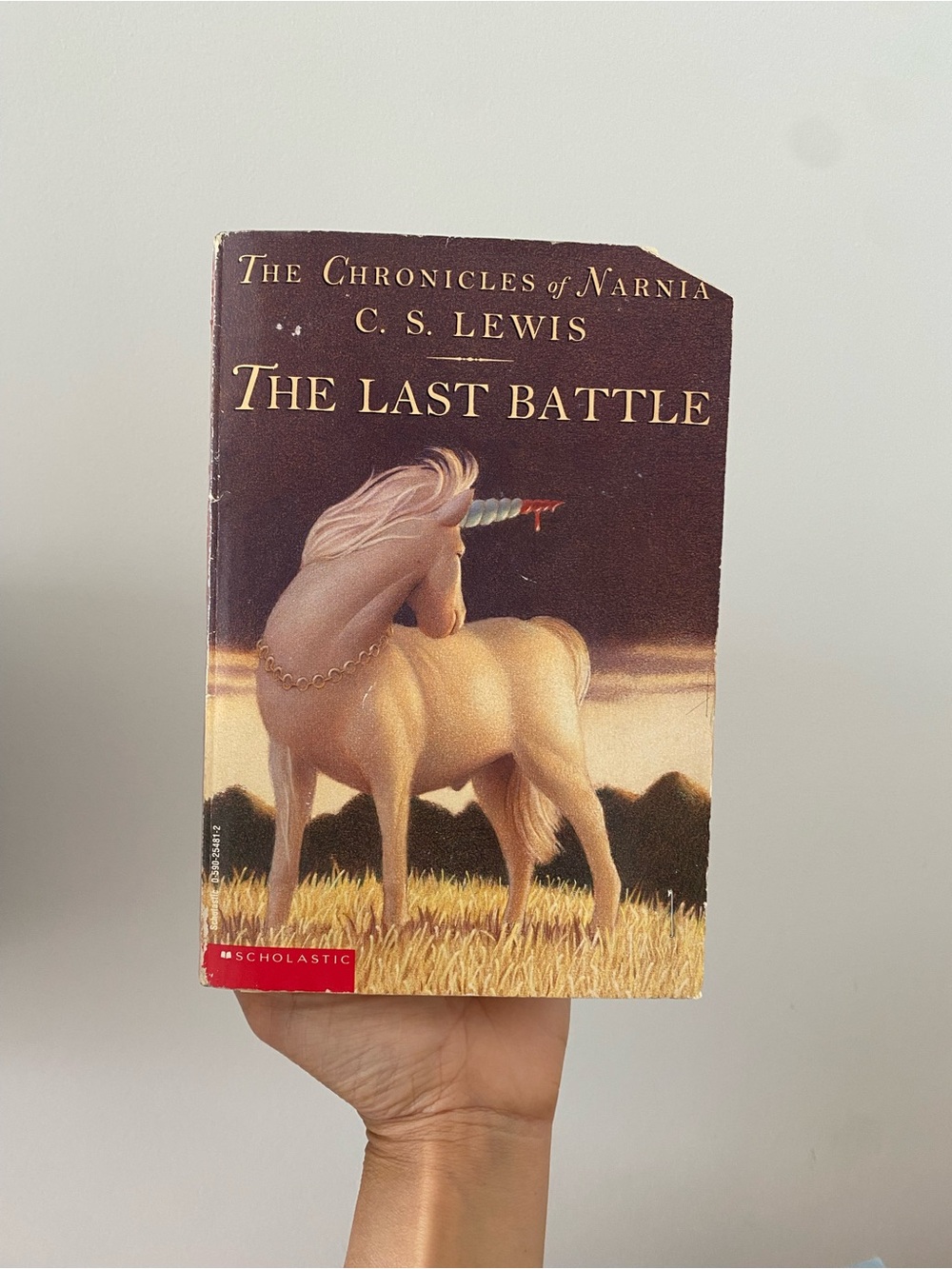 Vintage 1995 Scholastic 1st Edition Narnia PaperBack The Last Battle C.S. Lewis